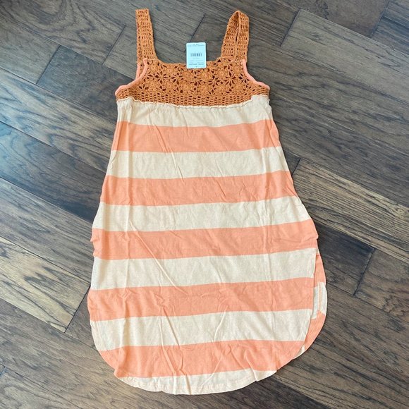Free People Tops - 🆕 FREE PEOPLE Luca Crochet Stripe Tunic